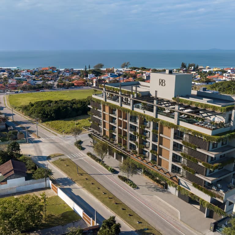 Vista aérea do Jardim Campeche, Florianópolis — região com alto volume de lançamentos imobiliários na planta